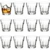 Rosqmor 12 Pezzi Bicchieri Amaro Plastica Riutilizzabile, 3,5 cl/35 ml Bicchierini Liquore Trasparente, Piccolo Bicchiere Da Liquore Fortequila, Vodka, Liquore, Anise, Festa
