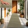 TT Home Tappeto Salotto Pelo Corto Monocolore Design Moderno Lavabile, Dimensione:60x100 cm, Colore:Verde chiaro