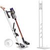 Vicyol S&D Supporto da Pavimento per Aspirapolvere Compatibile con Dyson V15, V12, V11, V10, V8, V7, V6 e Modelli DC45, DC35, DC58, DC59, DC62, DC74 - Organizzatore con Ruote, Senza Necessità di Forare Il Muro