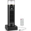 TOYTOPIE Ventilatore a Torre Silenzioso da Tavolo con Nebulizzatore, Oscillante 6 Velocità, Timer e Display LED, Ventilatore USB per Ufficio, Camera da Letto