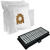 PakTrade SET - Filtro HEPA + 10 Sacchetti Per aspirapolvere Miele Complete C3 Cat & Dog PowerLine, Comfort S 381, S381 SF-AH 30, AH30