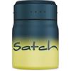 Satch Thermo Lunchbox 500ml, a tenuta stagna, isolato, con combinazione cucchiaio-forchetta integrata Blue Graffiti - Giallo