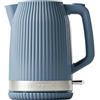 Guzzini, Sous Chef, Bollitore Elettrico, 1,7 L, Spegnimento Automatico, Filtro Anticalcare, Base 360°, Protezione Boil-Dry (Navy Blue)