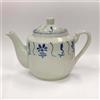 ELABORATE CHOICE Porcellana Jingdezhen Teiera dipinta a mano di grande capacità blu e bianca porcellana teiera in ceramica, teiera di fiori, caffettiera A18