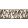 GBiancheria Tappeto Passatoia Universo Fango by Suardi - Design Moderno Geometrico - Lavabile in Lavatrice - Fondo Antiscivolo - Made in Italy - Collezione Velour (55x190 cm)