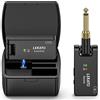 LEKATO Ricevitore Trasmettitore per Chitarra Wireless con Custodia di Ricarica Cavo per Chitarra Wireless 2.4G Jack per Basso Dispositivo per Chitarra Digitale Senza Fili per Chitarre Bassi Elettriche