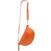SH Leder ® marsupio in vera pelle da donna uomo unisex marsupio da cintura per festival viaggi marsupio grande borsa a tracolla donna borsa in pelle 30x18cm Lala G399, Colore: arancione., L