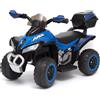 Mini Quad Elettrico per Bambini 6V Kidfun Invictus Blu