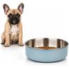 Flamingo ciotola per cani - ciotola Yumi azzurro chiaro in inox - lavabile in lavastoviglie - 680ml