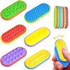 XZMCAT 6 Pezzi Fidget Toys Magnetici Slider, Giocattolo Anti-Stress Silenzioso in Silicone, Giochi Sensoriali per ADHD e Autismo, Mini Fidget Slider per Concentrazione e Relax Bambini & Adulti