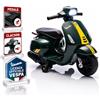 TOYSCAR Moto Elettrica Bambini Mini Vespa Sprint Elettrica per Bambini, Moto 6V con Licenza Ufficiale Piaggio, Luci LED, Clacson, Pedale, Ruote Stabilizzatrici (Verde)