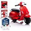 TOYSCAR Moto Elettrica Bambini Mini Vespa Sprint Elettrica Moto per Bambini 6V con Licenza Ufficiale Piaggio, Luci LED, Clacson, Pedale, Ruote Stabilizzatrici (Rossa)