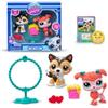 Hasbro Transformers Bumblebee Littlest Pet Shop Minis, Confezione da 2 Pezzi, S2 Giraffa e Bradipo 00586