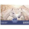 DFENILROP Cavallo Rosa | Romantico Puzzle Da 1000 Pezzi, Gioco Educativo Impegnativo Interattivo Per Adulti E Bambini, Elegante Decorazione Per La Casa | Regalo 38x26cm/1000pcs
