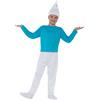 Funidelia | Costume da Puffo UFFICIALE per bambina e bambino taglia 5-6 anni The Smurfs, Cartoni Animati, Nani - Azzurro/Blu