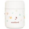 Miniland Food Thermy Mini Valencia 280ml. Thermos per alimenti per bambini da 280 ml, con doppio strato di acciaio che mantiene la temperatura del cibo per ore.
