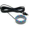 IOIUSKKU Luci LED per fontane sommerse, per laghetti, giardini, decorazioni subacquee - Anello luminoso LED per pompe, fontane sommergibili, laghetti, giardini, Multicolor 24led