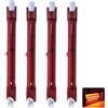 Generico Lampadina Alogena R7S 118mm 500W, J118 Lampada Alogena Lineare A Doppia Estremità 220V, 500LM, Lampadine Infrarossi Riscaldante R7S 500W Dimmerabile, Fascio 360°, Nessuno Sfarfallio, 4 Pezzi