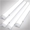 Gimisgu 4x Plafoniere LED 36W 120cm Collegabili Plafoniera Led Soffitto Moderna Tubo Neon Led IP65 impermeabili 3060 lumen Luce Bianco Naturale 4000K Garage Officina Ufficio Bagno