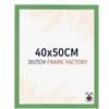 Dutch Frame Factory - Cornice 40x50 cm - Verde - Cornice per foto in MDF con vetro plastico Antiriflesso - Cornice portafoto 40x50 cm - Benno