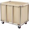 Deinungen Cesto Portabiancheria con ruote, portata 60 kg, 90 x 65 x 80 cm, grande Cesto Biancheria Sporca in acciaio inox,Sacco Rimovibile e Lavabile in Lavatrice,Cesta Panni Sporchi