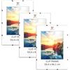 MG Design Cornice a Giorno Set 3 pezzi in A1 59,4 x 84,1 cm - Cornici senza cornice con acrilico e pannello posteriore in HDF per foto, poster e puzzle, verticale & orizzontale