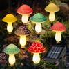 Kyduu Luci Solari a Fungo per Esterni - Lampade Solari per Giardino e Cortile, IP65 Impermeabili
