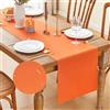 GUJOXILA Runner da tavola moderno, arancione, impermeabile, per Halloween e autunno