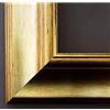 Artecentro Cornice Dorata per Quadri - Oro/Colore con o Senza passepartout in Legno-Varie Misure (Oro, 40 x 50)