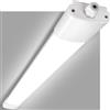 GOOSKI Plafoniera LED 60CM 20W 2200LM, Lampada Stagna IP65 Impermeabile, 4000K Luce Bianco Neutro, Lampada da Soffitto per Garage, Cantina, Officina, Magazzino, Ufficio