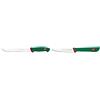 Sanelli Premana Professional Coltello Arrosto, Verde/Rosso, 36.0x3.0x4.0 cm & Professional Coltello Spelucchino, Acciaio Inossidabile, Verde/Rosso, 10 cm
