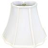 Royal Designs, Inc. Royal Designs - Paralume base con angolo esterno smerlato, bianco, 10 x 18 x 13