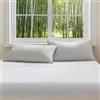 Sonive Federe Cuscino 40x80 cm, Set di 2, Cuscini Decorativi in Fibra di Bambù Morbida per Divano, Soggiorno, Camera da Letto Grigio