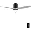Cecotec Ventilatore da soffitto con luce EnergySilence Aero 5650 Black&Transparent. 40 W, motore DC, diametro 132 cm, 3 pale, telecomando, timer, 6 velocità, modalità Winter-Summer