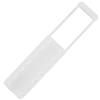 Homoyoyo Scaffale Regolabile per Armadio in Plastica Bianco, Ripiano Espandibile Facile da Installare, per Bagno e Organizzazione Armadi, 32-48 Cm X 10 Cm