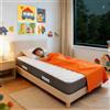 MENKËLL Materasso Singolo 80x190 Memory Foam - Alto 20cm - Ortopedico ed Ergonomico, Allevia i Punti di Pressione - Anallergico, Antiacaro e Anti Muffa, Antibatterico - Rigido, Supporto fino a 200kg