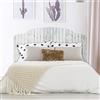 CREARREDA Testiera letto matrimoniale in PVC adesiva 100% Made in Italy Light Wood 168x78 Schianale letto adesivo resistente, antigraffico, anallergico e isolante