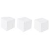 Gadpiparty 3pezzi Blocchi Quadrati in Polistirolo per Modellismo Sculture Stampo per Torte e Decorazioni DIY Base Bianco Solido per Artigianato e Pratica Cake Design