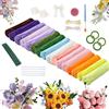 FRKOKRFA Set di pulizia per pipe, 16 colori, 900 pezzi, per fai da te, fiori e decorazioni
