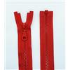 LIL Li YKK, Chiusura lampo con denti in plastica n. 5, misura media, divisibile, 820 rossi, 85 cm