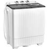ARLIME - Lavatrice portatile, lavatrice da 26 libbre e centrifuga combinata con pompa di drenaggio, 8 libbre di lavaggio da 8 libbre e 7 libbre idromassaggio, mini lavatrice compatta per camera da