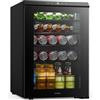 KLARSTEIN Bevora Frigorifero per bevande 62 L - Frigo per bevande con sportello in vetro, controllo touch, illuminazione a LED, temperatura regolabile da 1 a 12 °C, 2 ripiani