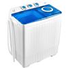 ARLIME - Lavatrice portatile, lavatrice da 26 libbre e centrifuga combinata con pompa di drenaggio, 8 libbre di lavaggio da 8 libbre e 7 libbre idromassaggio, mini lavatrice compatta per camera da