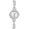 JewelryWe Orologio Bracciale da Donna con Zirconi: Orologio Rigido al Quarzo Cinturino Regolabile Lucido Regalo per Ragazze