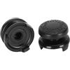 LUCKDANO 2 Pezzi Thumbstick Copertura Morbida in Silicone Grip Stick Joystick Controller Key Cap - Migliora il Comfort e lo Stile per i Giocatori (BLACK)