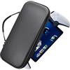 Buziba Custodia protettiva rigida per PS5 PlayStation Portal console di gioco portatile, borsa da viaggio portatile per console e accessori