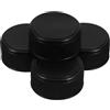 Homoyoyo 4 Pezzi Coperture Protezione per Oculari Telescopio Astronomico in Plastica Nera, Leggere e Facili da Rimuovere, per Dimostrazioni Educative Indoor e Osservazioni Outdoor