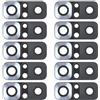JIETONGSPAIR Parte di riparazione professionale per telefono cellulare Lens per la fotocamera posteriore da 10 pezzi per Xiaomi Redmi Nota 10 4G M2101K7AI M2101K7AG