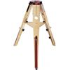 Geoptik 30H100 Hercules Treppiede, Altezza 950/1100 mm, Rosso/Nero