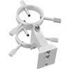 Cloudpower Staffa leggera in lega di alluminio con supporto puntatore e viti di bloccaggio in metallo per uso telescopico, compatibile con 28 32 mm (argento)